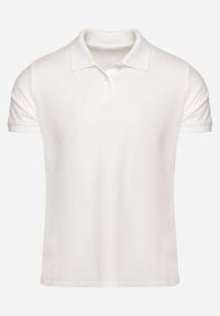 Born2be - Biały T-shirt Polo z Bawełną Fodelira. Okazja: na co dzień. Typ kołnierza: polo. Kolor: biały. Materiał: bawełna. Styl: klasyczny, elegancki, casual #5