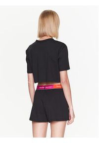 Calvin Klein Underwear Piżama 000QS6971E Czarny Regular Fit. Kolor: czarny. Materiał: bawełna #3