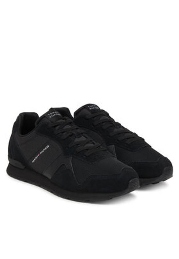 TOMMY HILFIGER - Tommy Hilfiger Sneakersy Maxlite Mix FM0FM05830 Czarny. Kolor: czarny. Materiał: materiał