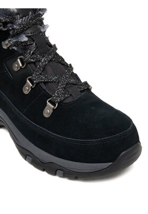 skechers - Skechers Trekkingi Trego 167882/BLK Czarny. Kolor: czarny. Materiał: zamsz, skóra