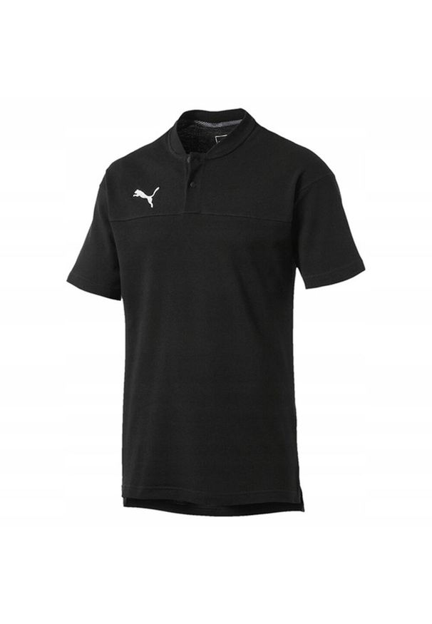 Puma - Koszulka Polo Męska Sportowa. Typ kołnierza: polo. Kolor: czarny. Sport: turystyka piesza
