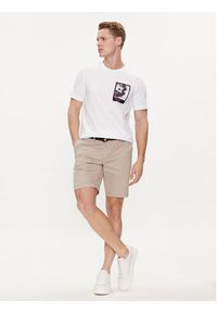 Calvin Klein T-Shirt Framed Flower Graphic K10K112492 Biały Regular Fit. Kolor: biały. Materiał: bawełna #5