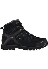 Buty trekkingowe męskie CMP Moon Mid WP. Kolor: czarny. Materiał: guma, skóra, zamsz, materiał, syntetyk