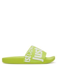 Just Cavalli Klapki 78RA3SZ1 ZS785 Zielony. Kolor: zielony