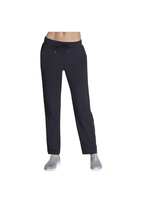 skechers - Spodnie sportowe damskie Slip-Ins: GO Walk Uptown Pant. Kolor: czarny. Materiał: nylon
