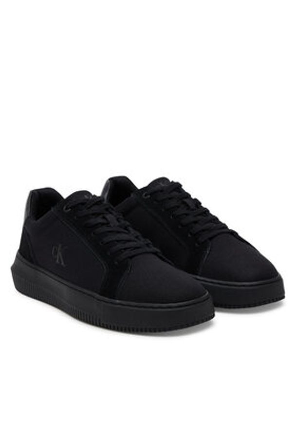 Calvin Klein Jeans Sneakersy Chunky Cupsole Mg Canvas YM0YM01219 Czarny. Kolor: czarny. Materiał: materiał