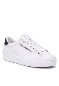 Karl Lagerfeld - Sneakersy KARL LAGERFELD KL61020 White Lthr. Kolor: biały. Materiał: skóra