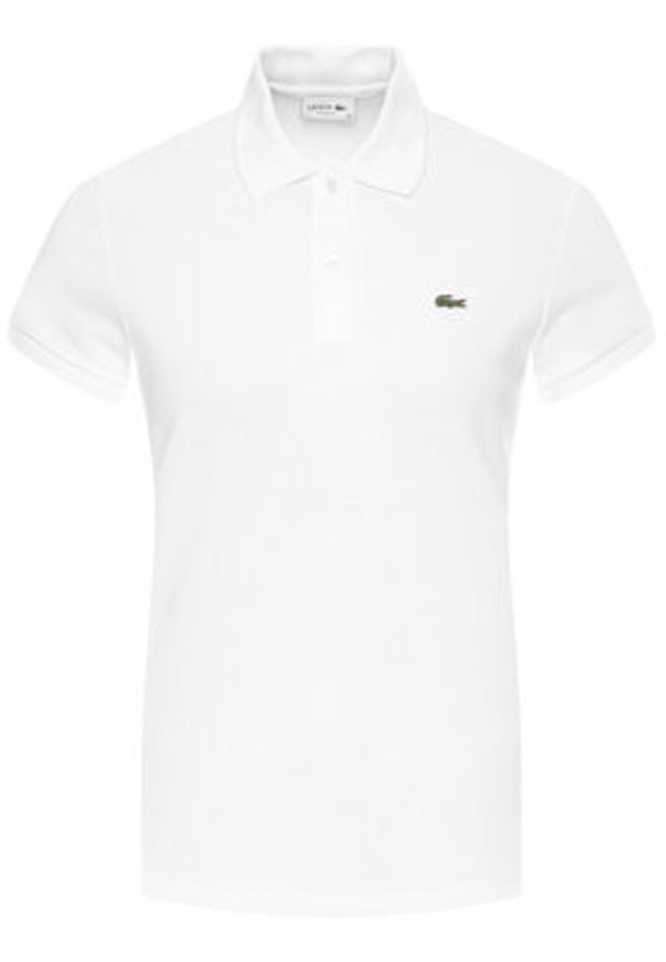Lacoste Polo PF7839 Biały Classic Fit. Typ kołnierza: polo. Kolor: biały. Materiał: bawełna