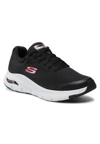 skechers - Skechers Sneakersy Arch Fit 232040/BKRD Czarny. Kolor: czarny. Materiał: materiał #8