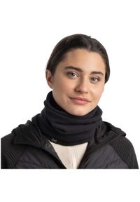 Osłona Szyi Buff Polar Neck Warmer Solid Black uni. Kolor: czarny. Materiał: polar