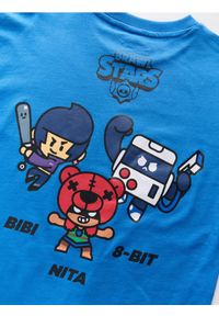 Reserved - T-shirt Brawl Stars - niebieski. Kolor: niebieski. Materiał: bawełna, dzianina