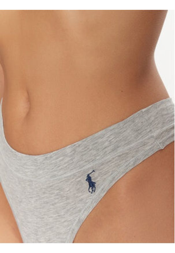 Polo Ralph Lauren Stringi 4P0512 Szary. Kolor: szary. Materiał: bawełna