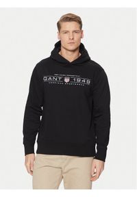 GANT - Gant Bluza 2044014 Czarny Regular Fit. Kolor: czarny. Materiał: bawełna #1