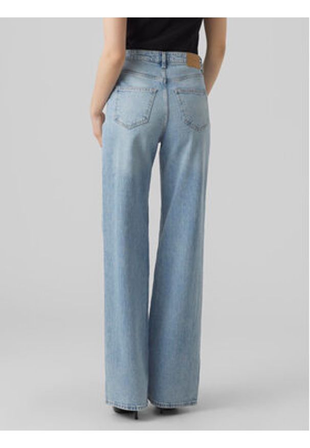 Vero Moda Jeansy Tessa 10283858 Niebieski Wide Leg. Kolor: niebieski