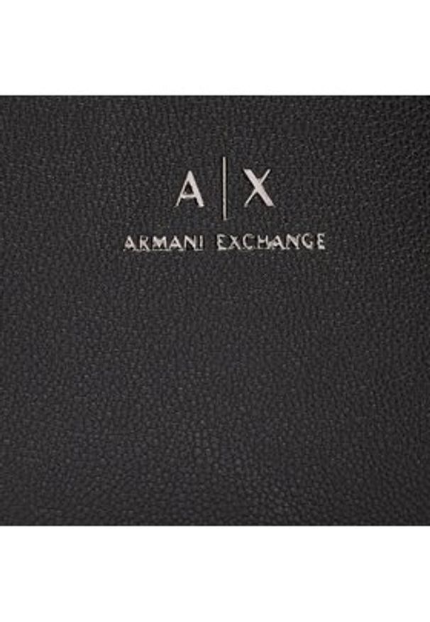 Armani Exchange Plecak 952387 CC830 00020 Czarny. Kolor: czarny. Materiał: skóra