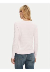 TOMMY HILFIGER - Tommy Hilfiger Sweter WW0WW44984 Różowy Regular Fit. Kolor: różowy. Materiał: syntetyk