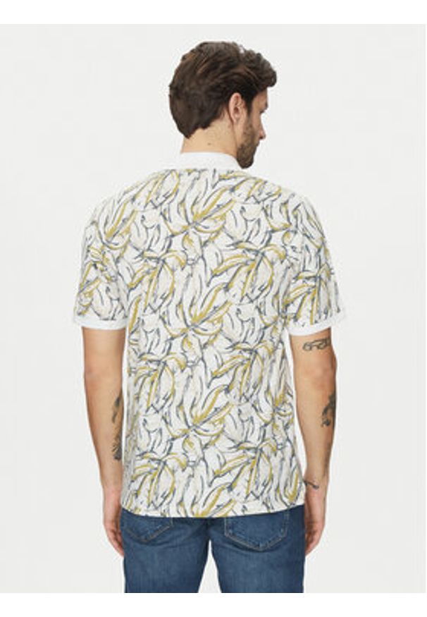 Jack & Jones - Jack&Jones Polo Split 12272985 Biały Regular Fit. Typ kołnierza: polo. Kolor: biały. Materiał: bawełna