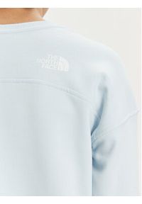 The North Face Bluza Drew Peak Crew NF0A3S4G Błękitny Regular Fit. Kolor: niebieski. Materiał: bawełna #3