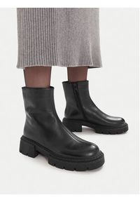 Badura Botki C-ANAHI-MX01415-2 Czarny. Kolor: czarny. Materiał: skóra #8
