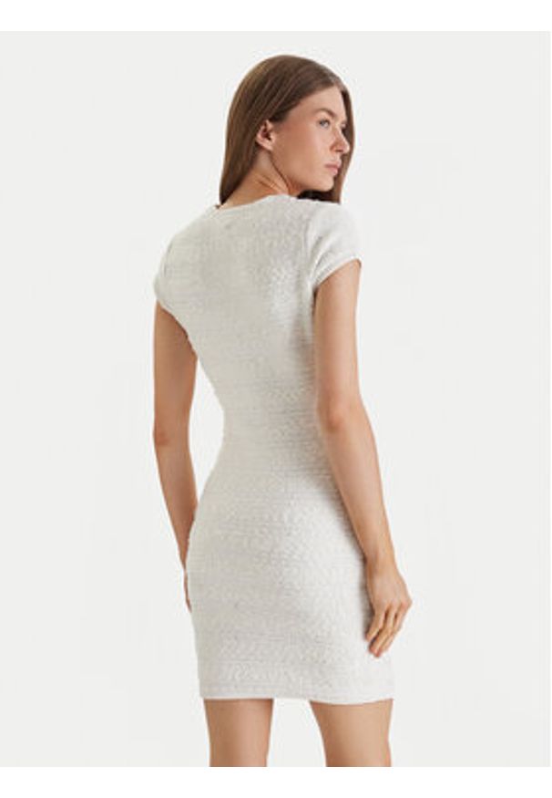 Marciano Guess Sukienka dzianinowa 6RGK48 5852Z Biały Regular Fit. Kolor: biały. Materiał: syntetyk