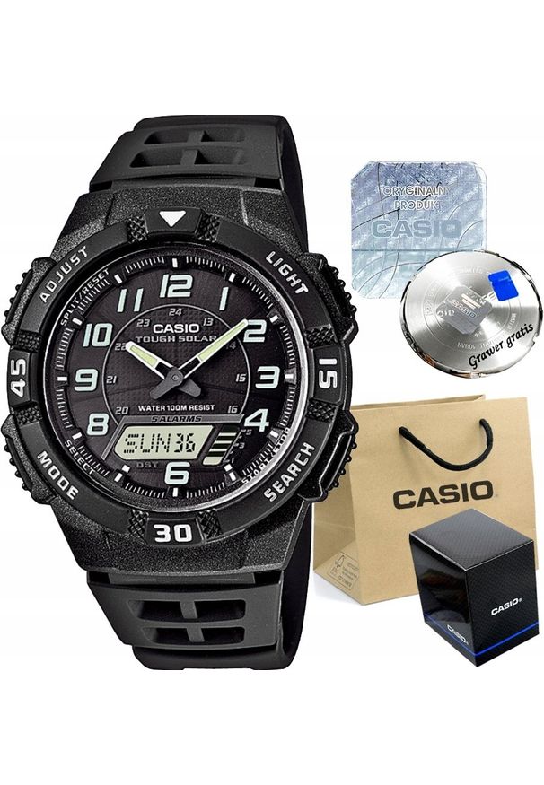Zegarek Casio Zegarek męski BOLTE-1BV TOUGH SOLAR