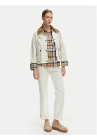 Barbour Kurtka przejściowa Beadnell LCA0377CR11 Beżowy Regular Fit. Kolor: beżowy. Materiał: bawełna #7