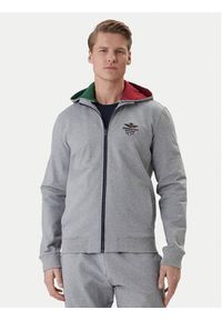Aeronautica Militare Dres 261TF0108UF00674 Szary Regular Fit. Kolor: szary. Materiał: bawełna #3