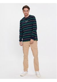 Tommy Jeans Longsleeve Stripe DM0DM18422 Kolorowy Regular Fit. Materiał: bawełna. Długość rękawa: długi rękaw. Wzór: kolorowy #4