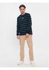 Tommy Jeans Longsleeve Stripe DM0DM18422 Kolorowy Regular Fit. Materiał: bawełna. Długość rękawa: długi rękaw. Wzór: kolorowy