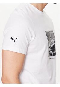 Puma T-Shirt BMW 538147 Biały Regular Fit. Kolor: biały. Materiał: bawełna