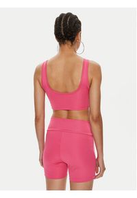 Karl Kani Biustonosz top Small Serif 6131305 Różowy Slim Fit. Kolor: różowy. Materiał: syntetyk #5