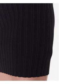 Calvin Klein Jeans Sukienka dzianinowa J20J220550 Czarny Slim Fit. Kolor: czarny. Materiał: bawełna, dzianina