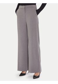 Maryley Spodnie materiałowe 25IB598/M17/35GR Szary Regular Fit. Kolor: szary. Materiał: syntetyk, wiskoza #1