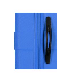 Wittchen - Duża walizka z ABS-u tłoczona. Kolor: niebieski. Materiał: guma. Wzór: geometria. Styl: klasyczny #3