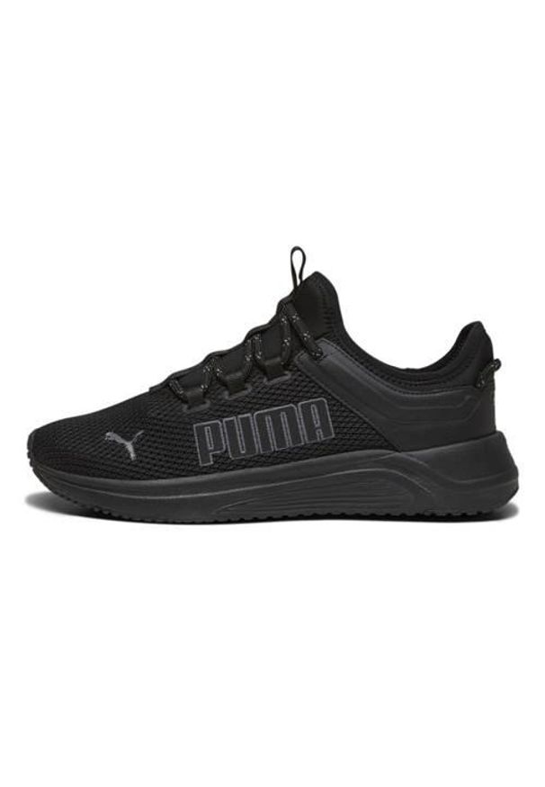 Buty do chodzenia męskie Puma Softride Astro Slip. Zapięcie: sznurówki, bez zapięcia. Kolor: czarny, wielokolorowy. Materiał: tkanina, materiał. Szerokość cholewki: normalna. Sport: turystyka piesza