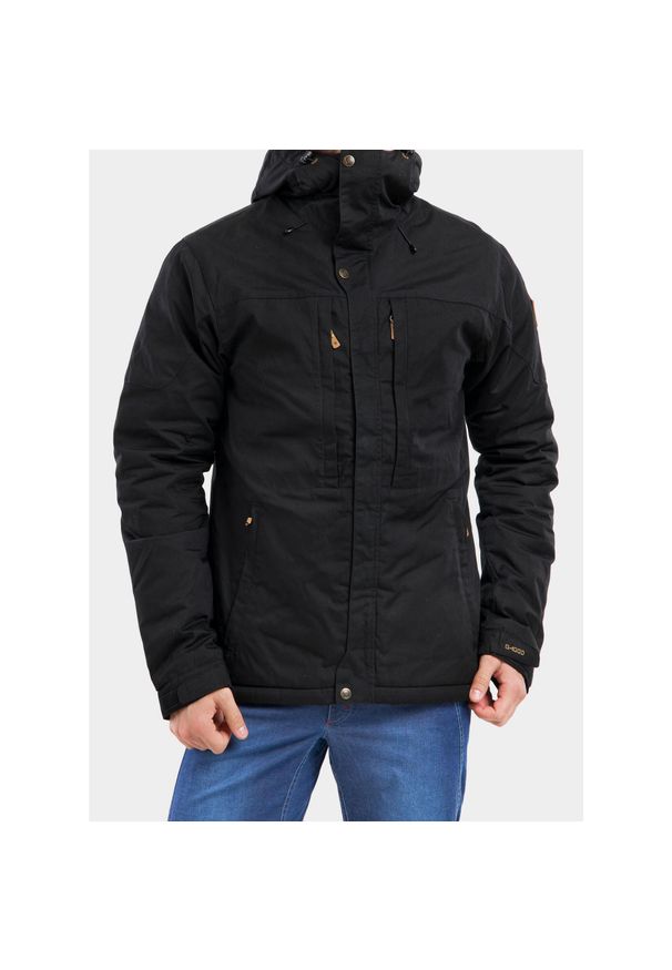 Fjällräven - Kurtka zimowa męska Fjallraven Skogso Padded Jacket. Kolor: czarny. Materiał: syntetyk. Sezon: zima
