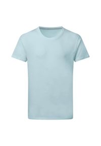 SG - Męska Koszulka Z Doskonałym Nadrukiem. Kolor: niebieski. Wzór: nadruk. Sport: turystyka piesza #1