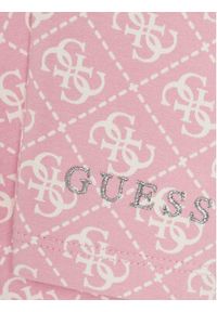 Guess Legginsy K4RB01 J1313 Różowy Slim Fit. Kolor: różowy. Materiał: bawełna