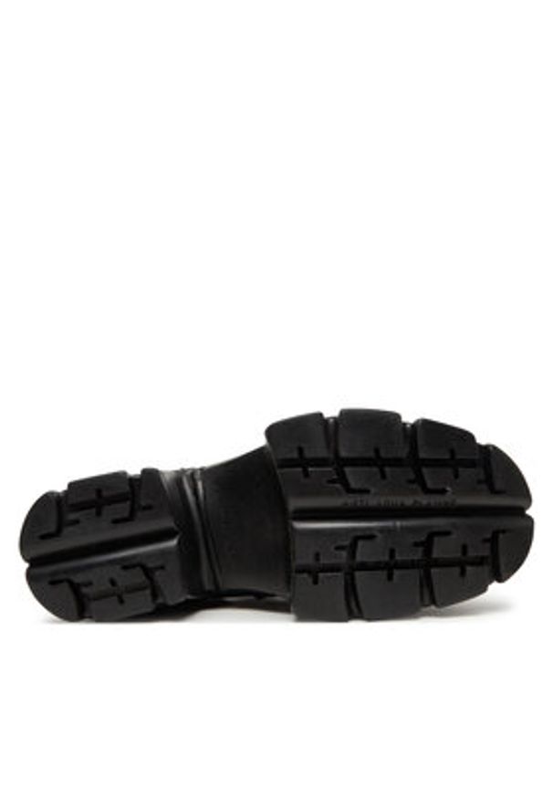 NEW ROCK Botki M-TM106-C2 Czarny. Kolor: czarny. Materiał: skóra. Styl: rockowy