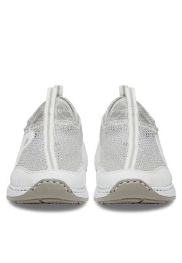 Rieker Sneakersy N5554-81 Biały. Kolor: biały. Materiał: materiał