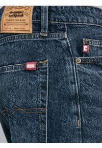 Big-Star - Jeansy męskie proste granatowe Colt 506. Okazja: na co dzień. Stan: podwyższony. Kolor: niebieski. Styl: casual, klasyczny #3