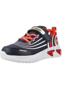 Geox - Buty GEOX J ASSISTER BOY Niebieski. Kolor: niebieski. Materiał: tkanina, syntetyk #1