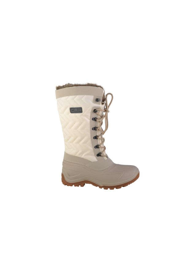 Buty zimowe damskie, CMP Nietos. Okazja: na co dzień. Kolor: czarny, biały, beżowy, wielokolorowy. Materiał: syntetyk. Sezon: zima. Styl: sportowy