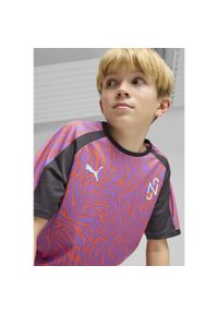 Puma - Młodzieżowa koszulka piłkarska Neymar Jr Creativity PUMA. Kolor: wielokolorowy, fioletowy, szary. Sport: piłka nożna