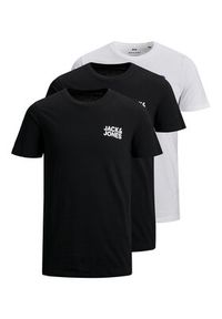Jack & Jones - Jack&Jones Komplet 3 t-shirtów Corp Logo 12191762 Czarny Slim Fit. Kolor: czarny. Materiał: bawełna #9
