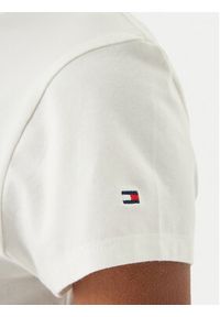 TOMMY HILFIGER - Tommy Hilfiger T-Shirt WW0WW48710 Kremowy Slim Fit. Kolor: kremowy. Materiał: bawełna #2