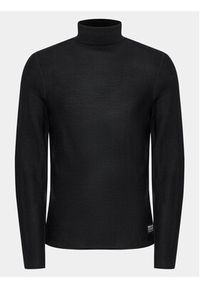 Replay Golf UK2507.000.G22230 Czarny Regular Fit. Typ kołnierza: golf. Kolor: czarny. Materiał: syntetyk #8