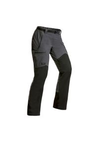 FORCLAZ - Spodnie trekkingowe damskie Forclaz MT 500 V2. Kolor: czarny, wielokolorowy, szary. Materiał: materiał, tkanina