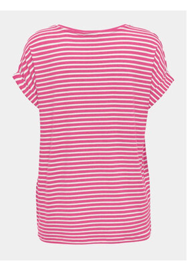 only - ONLY T-Shirt Moster 15206243 Różowy Regular Fit. Kolor: różowy. Materiał: wiskoza