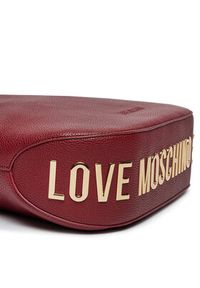 Love Moschino - LOVE MOSCHINO Torebka JC4021PP1LLT0552 Bordowy. Kolor: czerwony. Materiał: skórzane #4